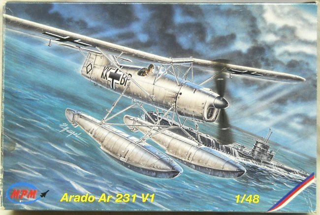 MPM 1/48 Arado AR-231 V1 U-Boat  Plane, 48047 plastic model kit